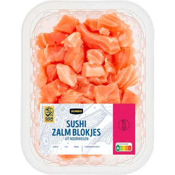 Jumbo Sushi Zalmblokjes 150 g