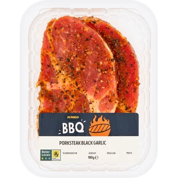 Jumbo BBQ Porksteak Black Garlic 180 g
