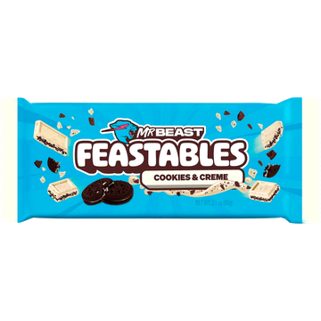 Feastables Mr Beast Chocolade Cookies & Creme 60g
