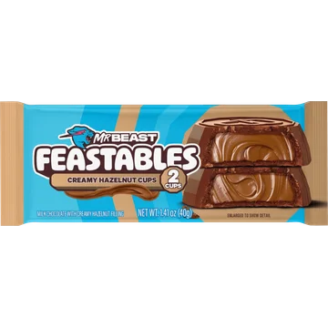 Feastables Mr Beast Cups Creamy Hazelnut 40g