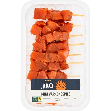 Jumbo BBQ Mini Varkensspies 280 g