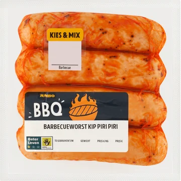 Jumbo Barbecueworst Kip Piri Piri 320 g