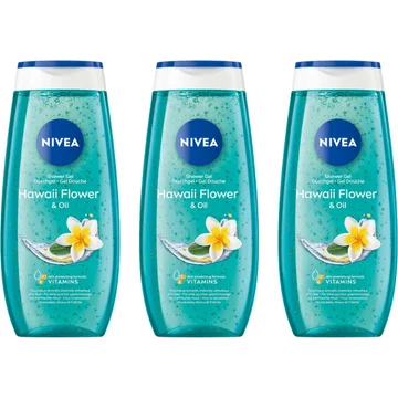 NIVEA Hawaii Flower & Oil Douchegel 3 x 250ml