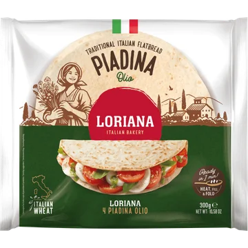 Loriana Piadina Olio 300 g