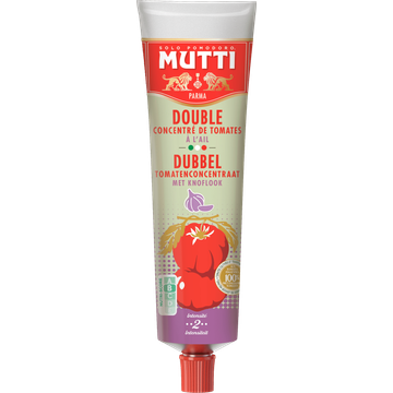 Mutti Tomatenpuree Doppio Concentrato Knoflook 130g