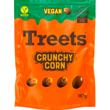 Treets Crunchy Corn Vegan 187g