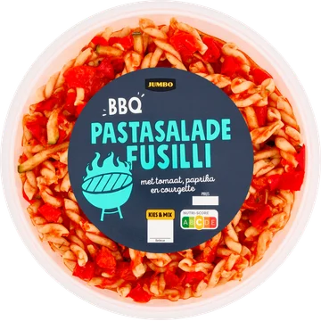 Jumbo BBQ Pastasalade Fusilli met Tomaat, Paprika en Courgette 300 g