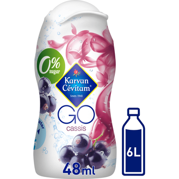Karvan Cévitam GO Cassis Siroop 48 ml