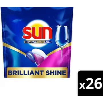 Sun Brilliant Shine Vaatwascapsules All-in 1 26 capsules