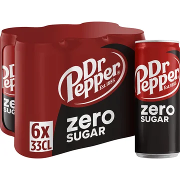 Dr Pepper Zero Sugar 6 x 330ML