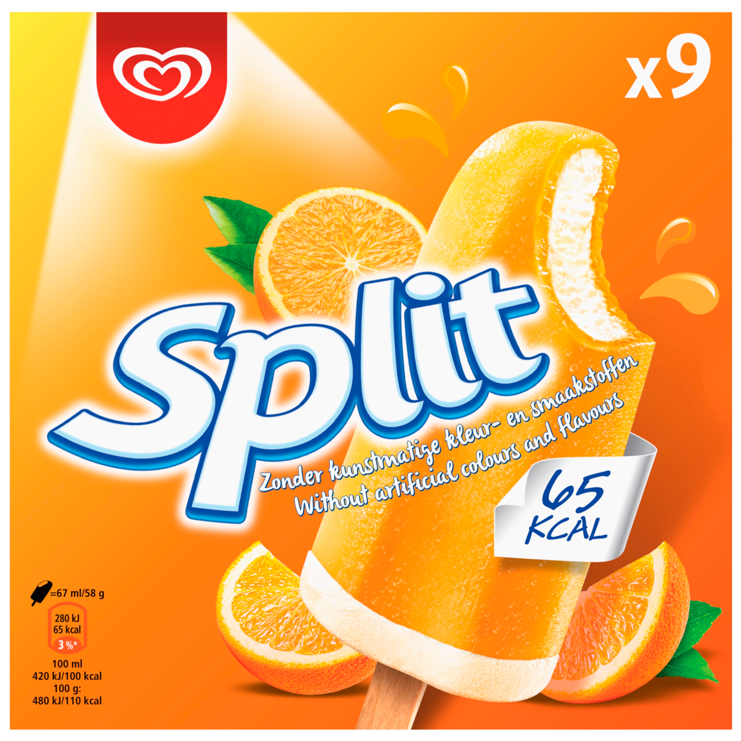 Ola Sinas split 9 stuks