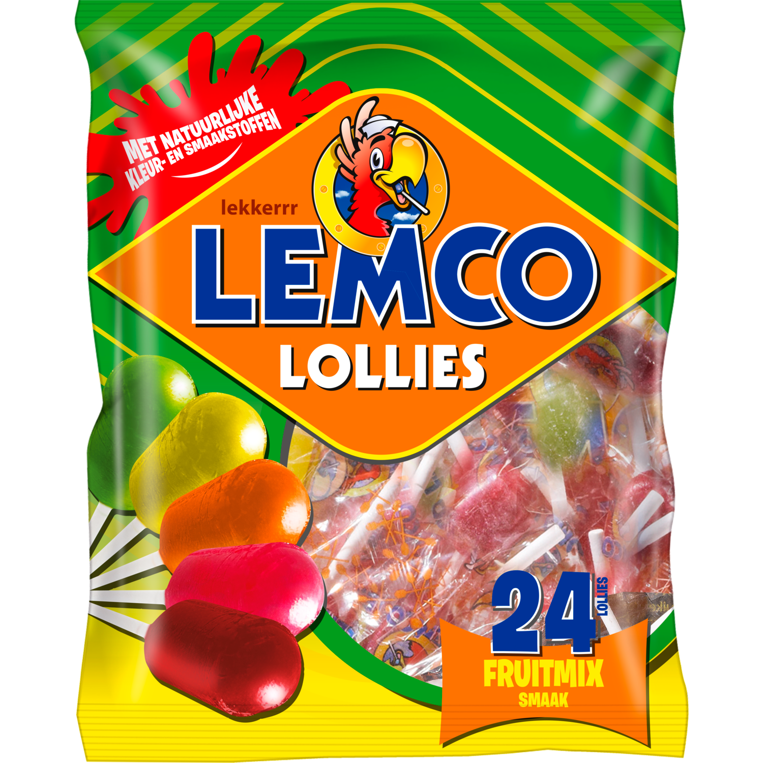 Lemco Fruit lollies 24 stuks