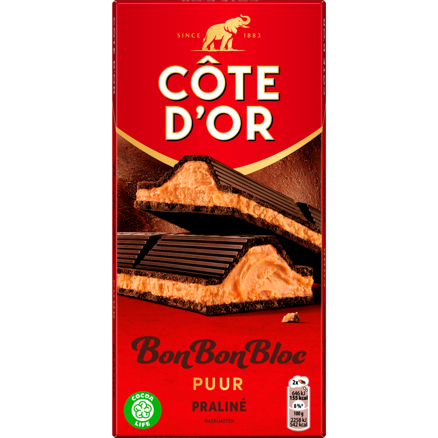 Côte d'Or Bonbonbloc praline puur