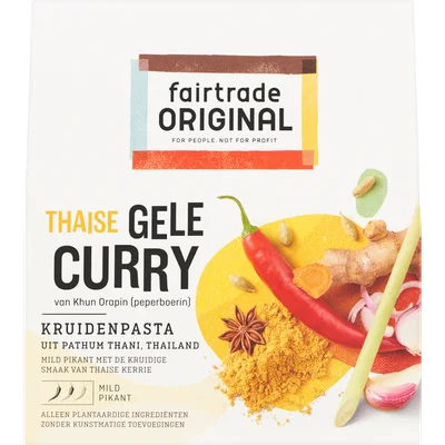 Fairtrade Kruidenpasta gele curry