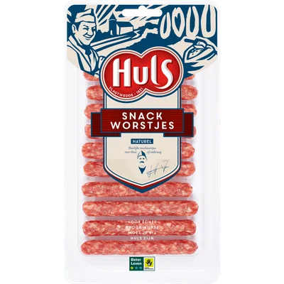 Huls Snackworstjes naturel