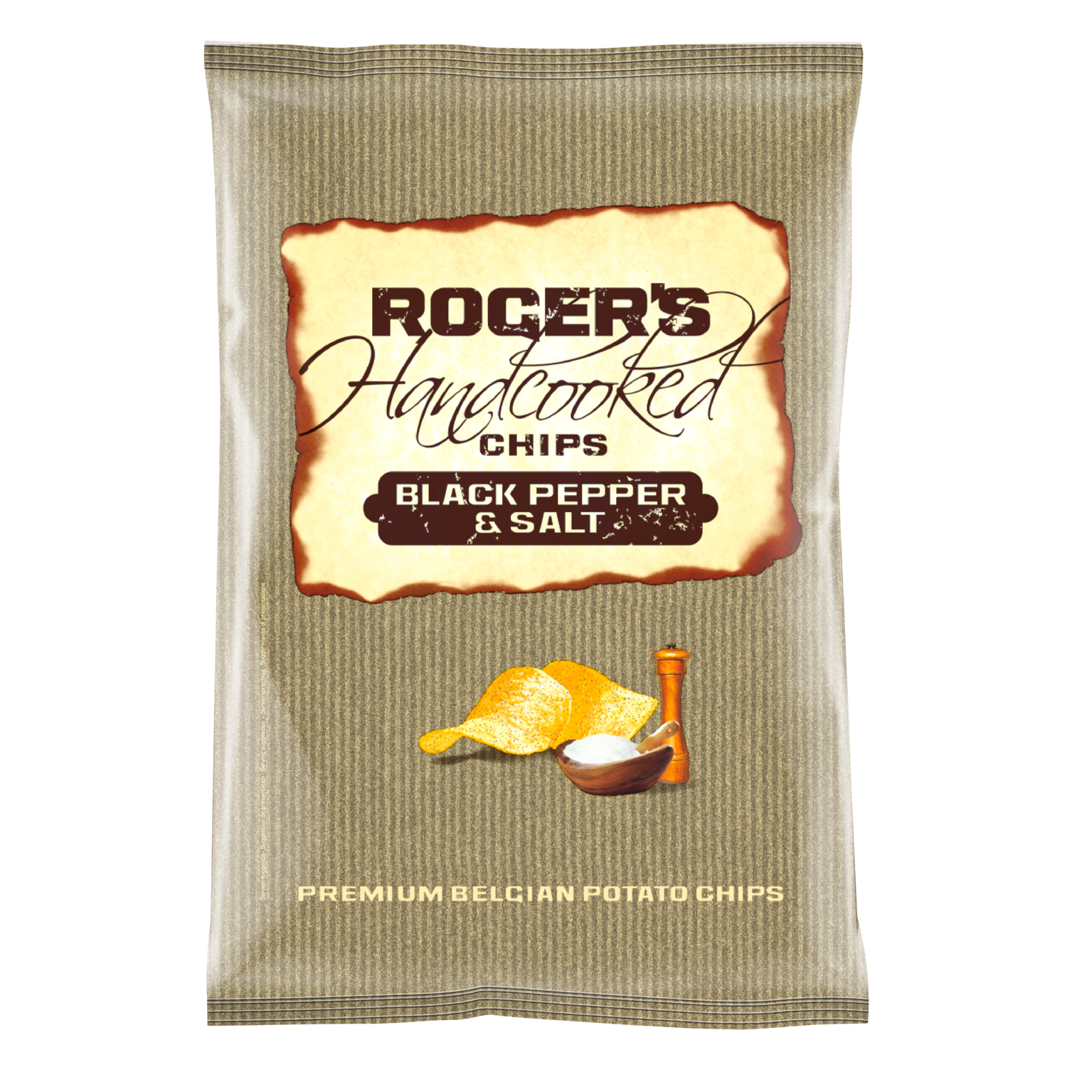 Rogers Handcooked chips salt-black pepper