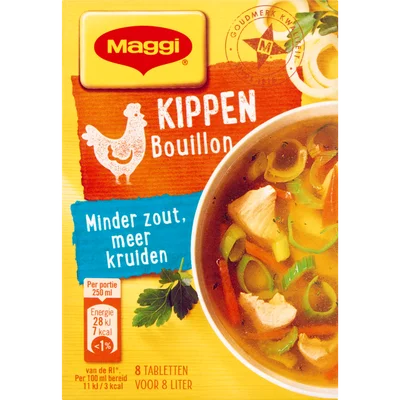 Maggi Bouillonblokjes kip-minder zout