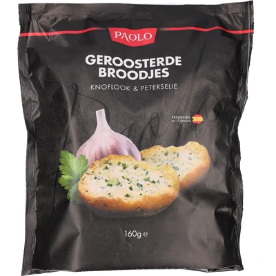 Paolo Knoflook broodjes geroosterd