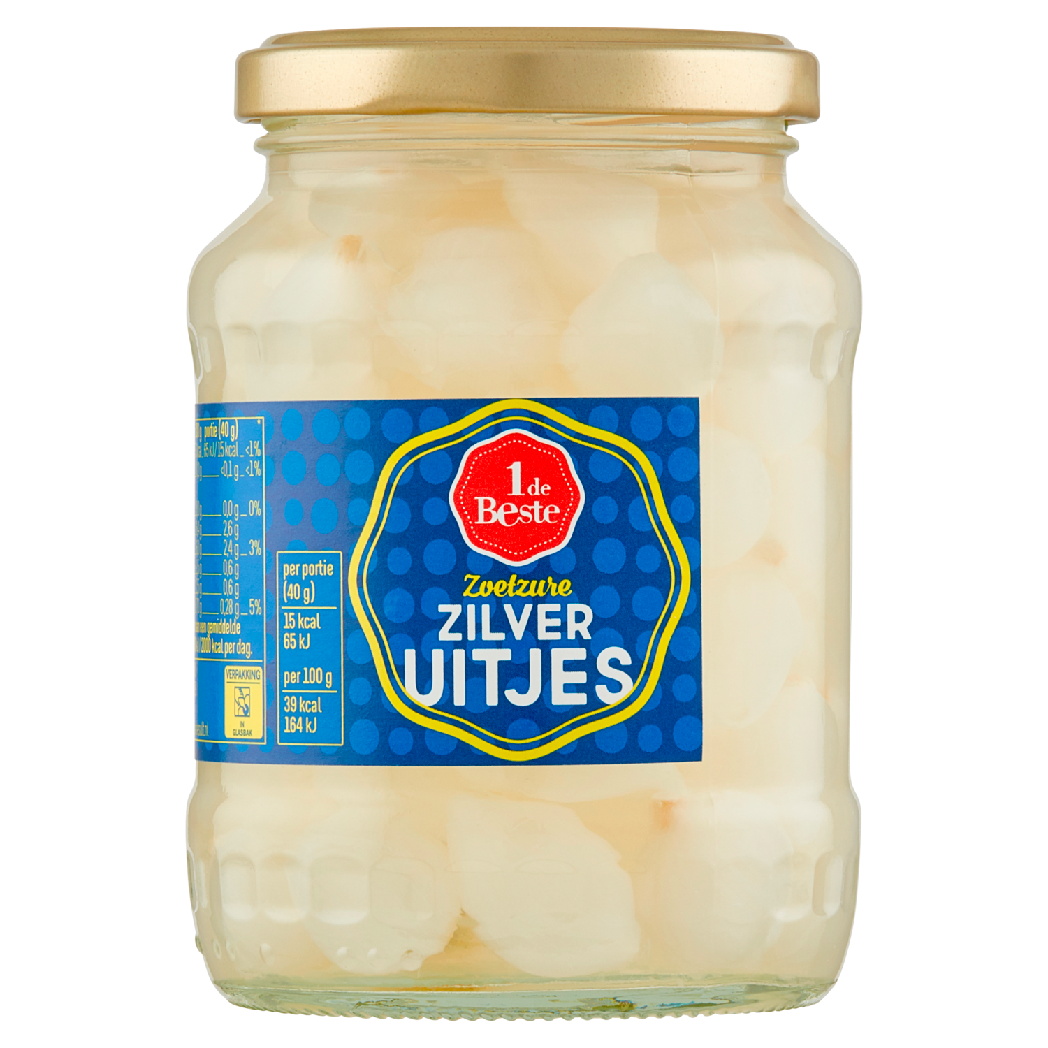 1 de Beste Zilveruitjes zoetzuur