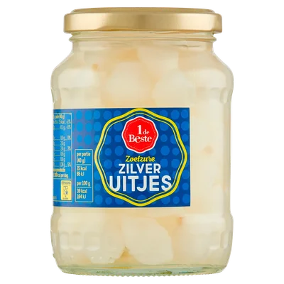 1 de Beste Zilveruitjes zoetzuur