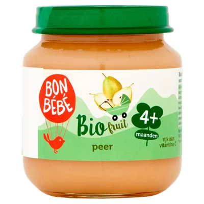 Bonbébé Biofruit 4+ maanden peer