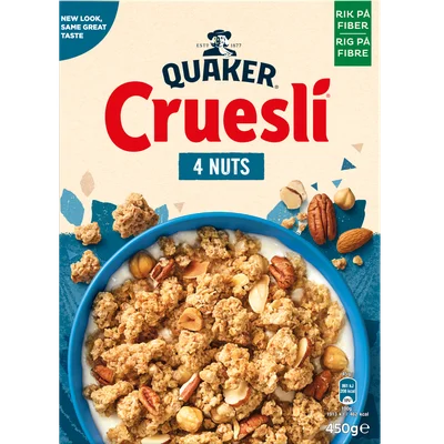 Quaker Cruesli 4 noten
