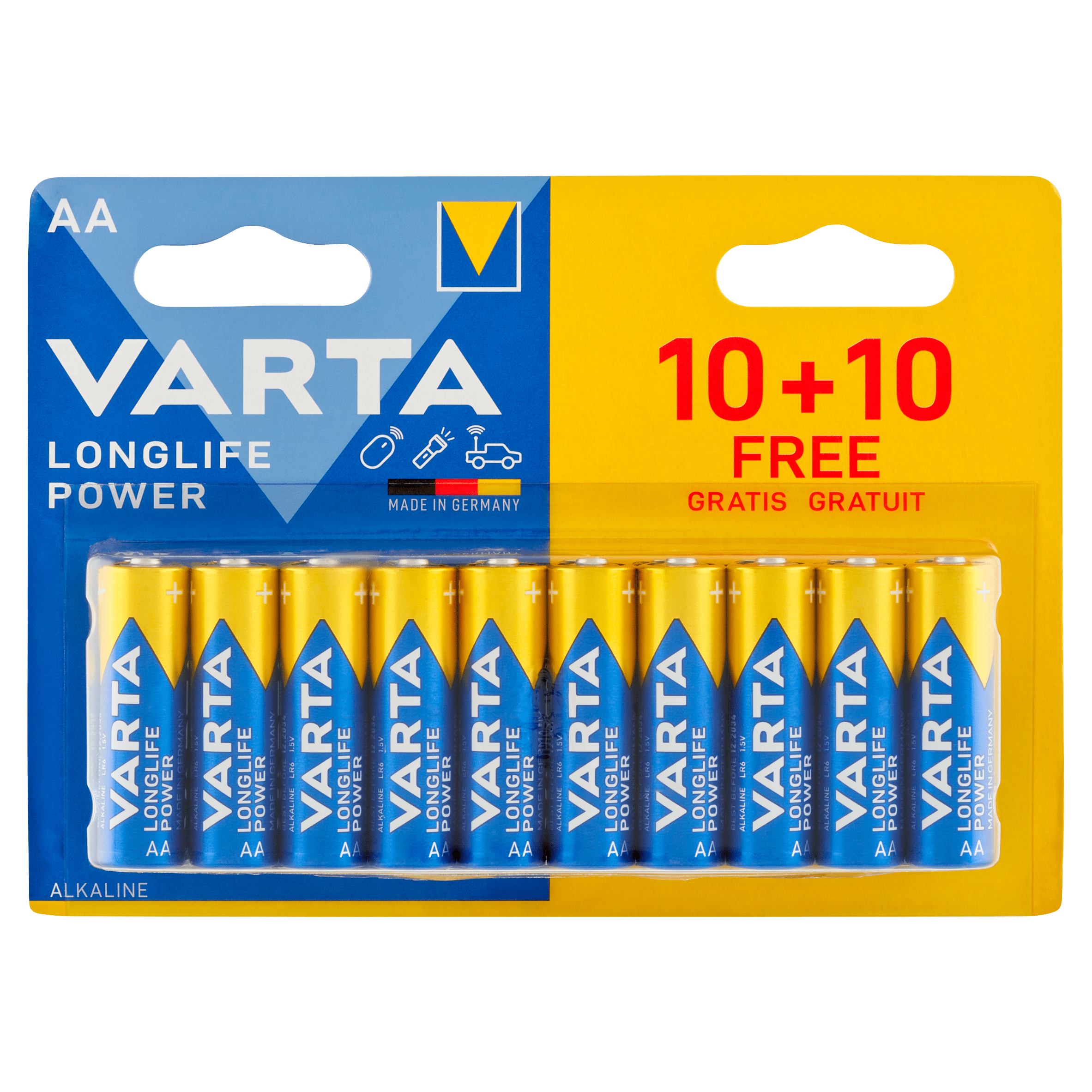 Varta Batterij longlife AA