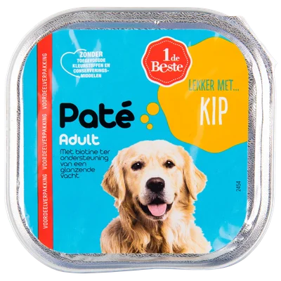 1 de Beste Hond pate met kip