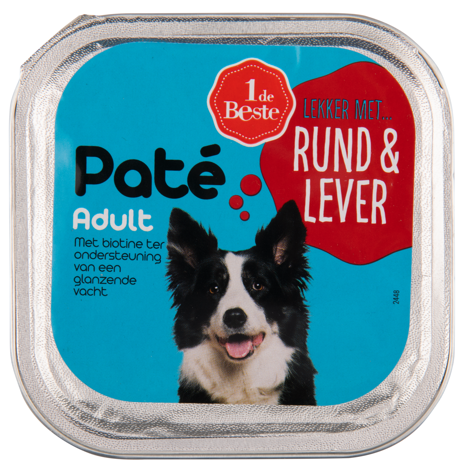 1 de Beste Hond pate rund & lever