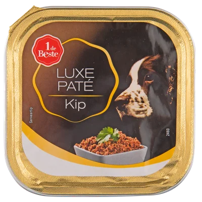 1 de Beste Hond luxe pate met kip