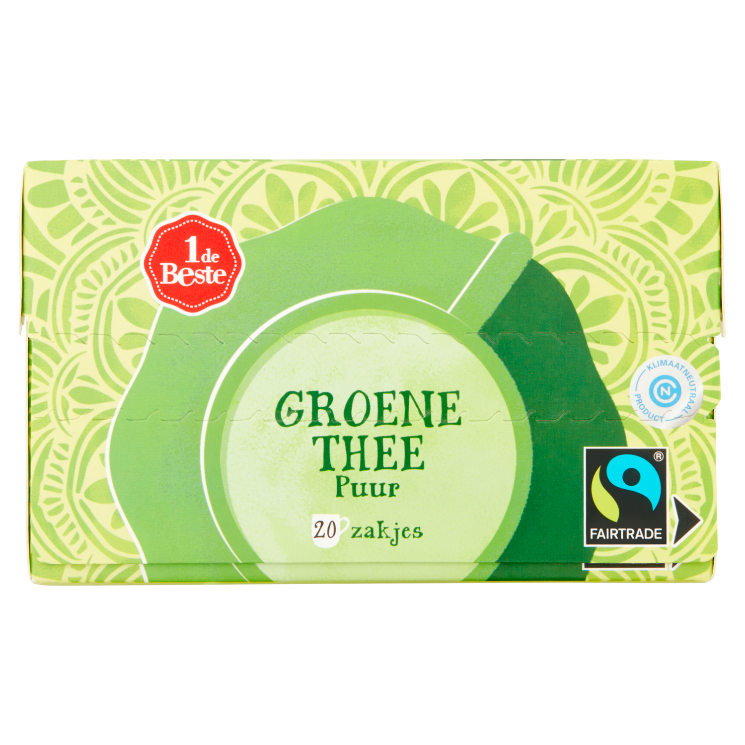 1 de Beste Groene thee puur kop 20 zakjes
