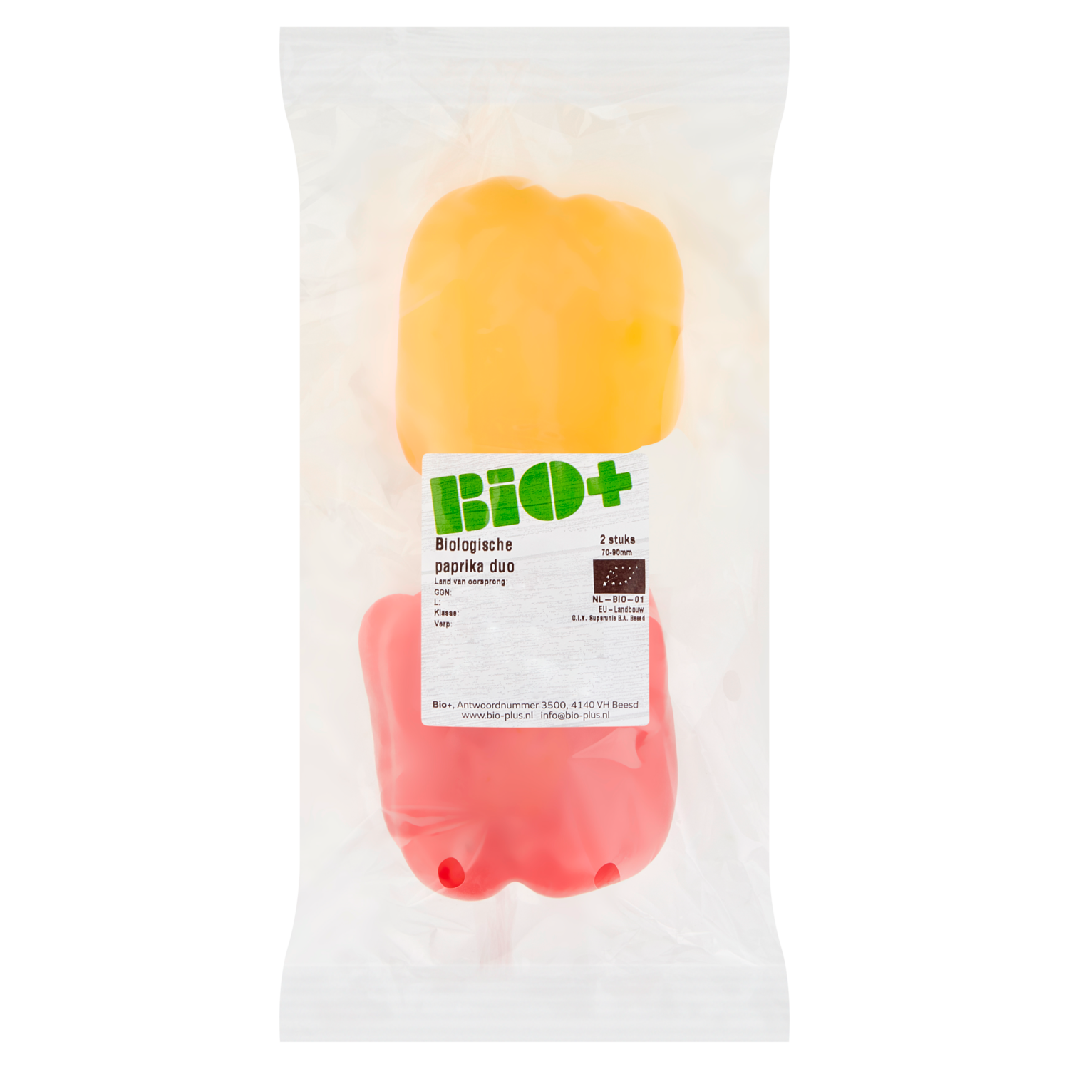 Bio+ Biologische paprika duo