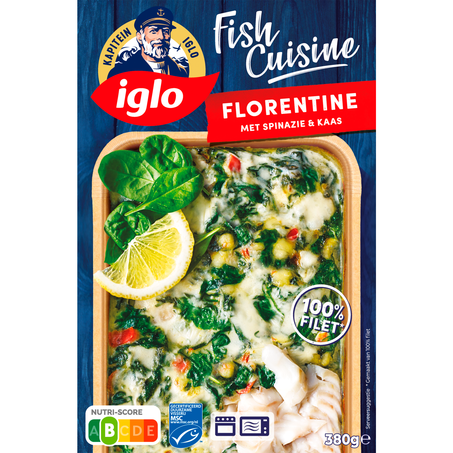 Iglo Fish cuisine florentine spinazie en kaas