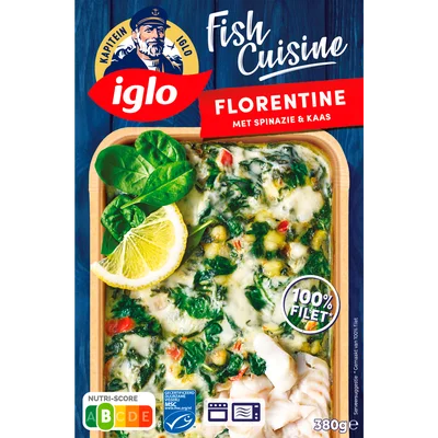 Iglo Fish cuisine florentine spinazie en kaas