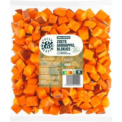 Fresh & easy Ovengroente zoete aardappelblokjes