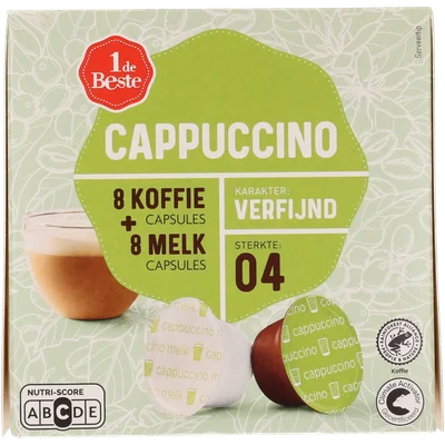 1 de Beste Koffiecups cappuccino sterkte 4
