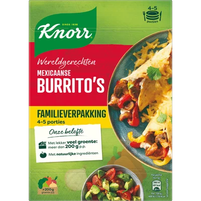 Knorr Wereldgerecht mexicaanse burritos xl