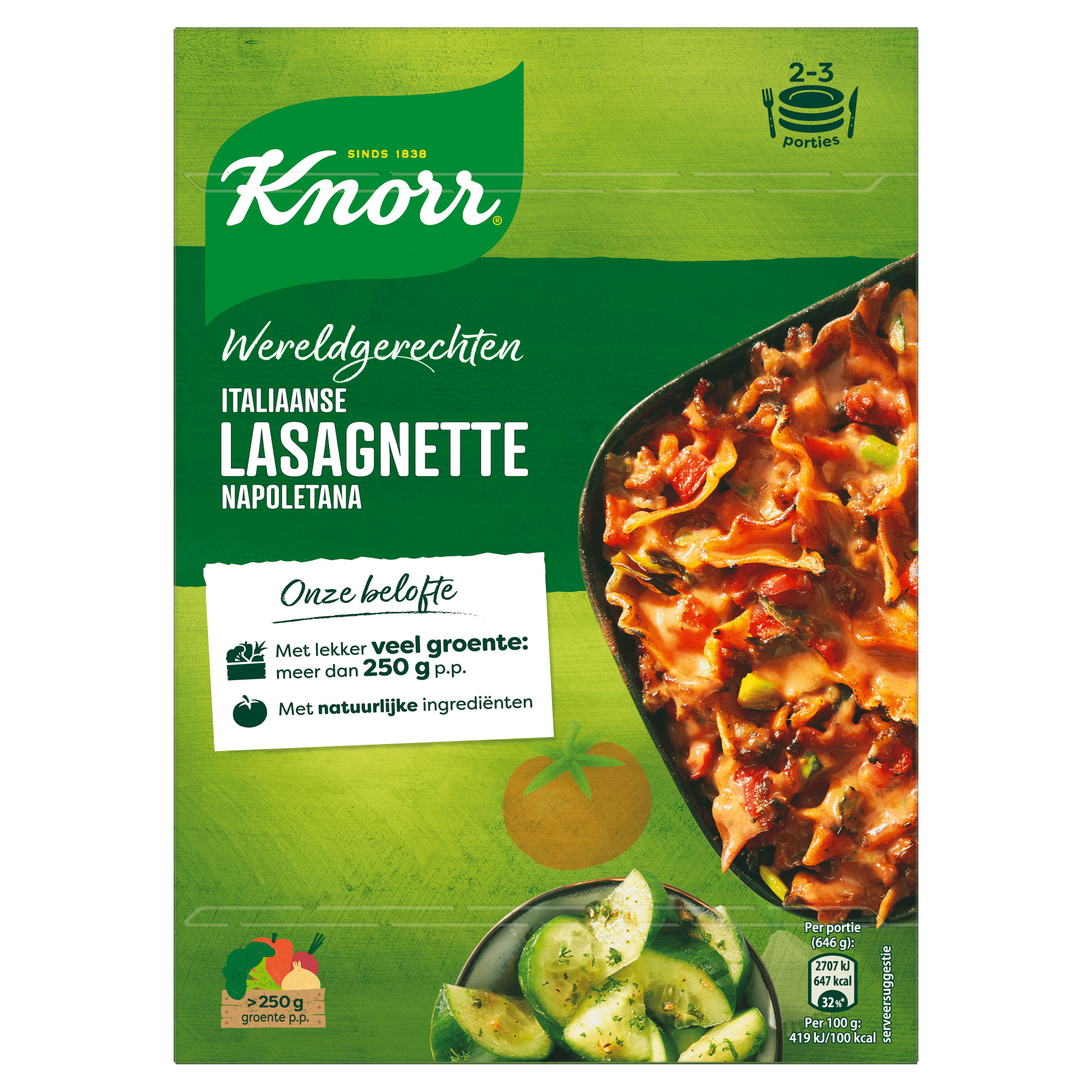 Knorr Wereldgerecht lasagne napoletana