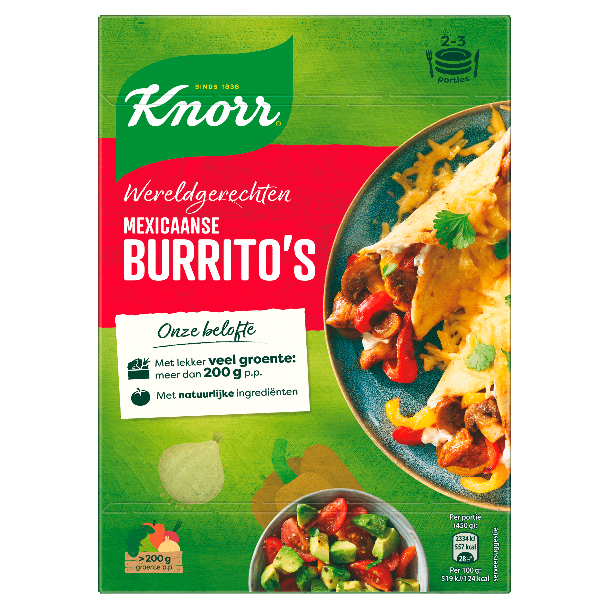 Knorr Wereldgerecht mexicaanse burritos