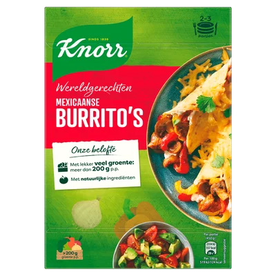 Knorr Wereldgerecht mexicaanse burritos