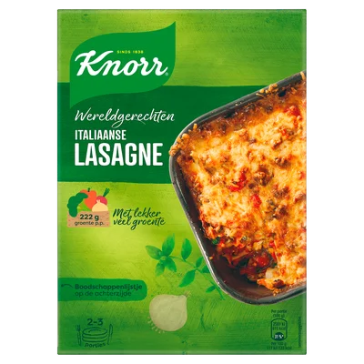 Knorr Wereldgerecht lasagne bolognese