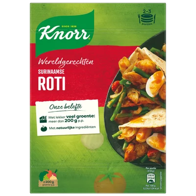 Knorr Wereldgerecht surinaamse roti