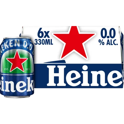 Heineken Pilsener alcoholvrij 6x33cl