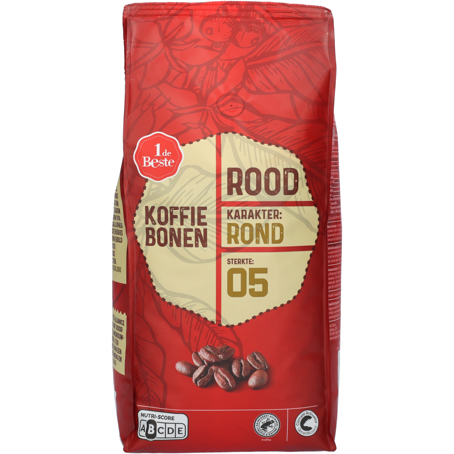1 de Beste Koffiebonen rood