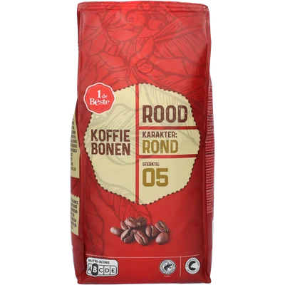 1 de Beste Koffiebonen rood