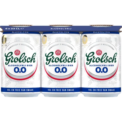 Grolsch Pilsener alcoholvrij 6x33 cl