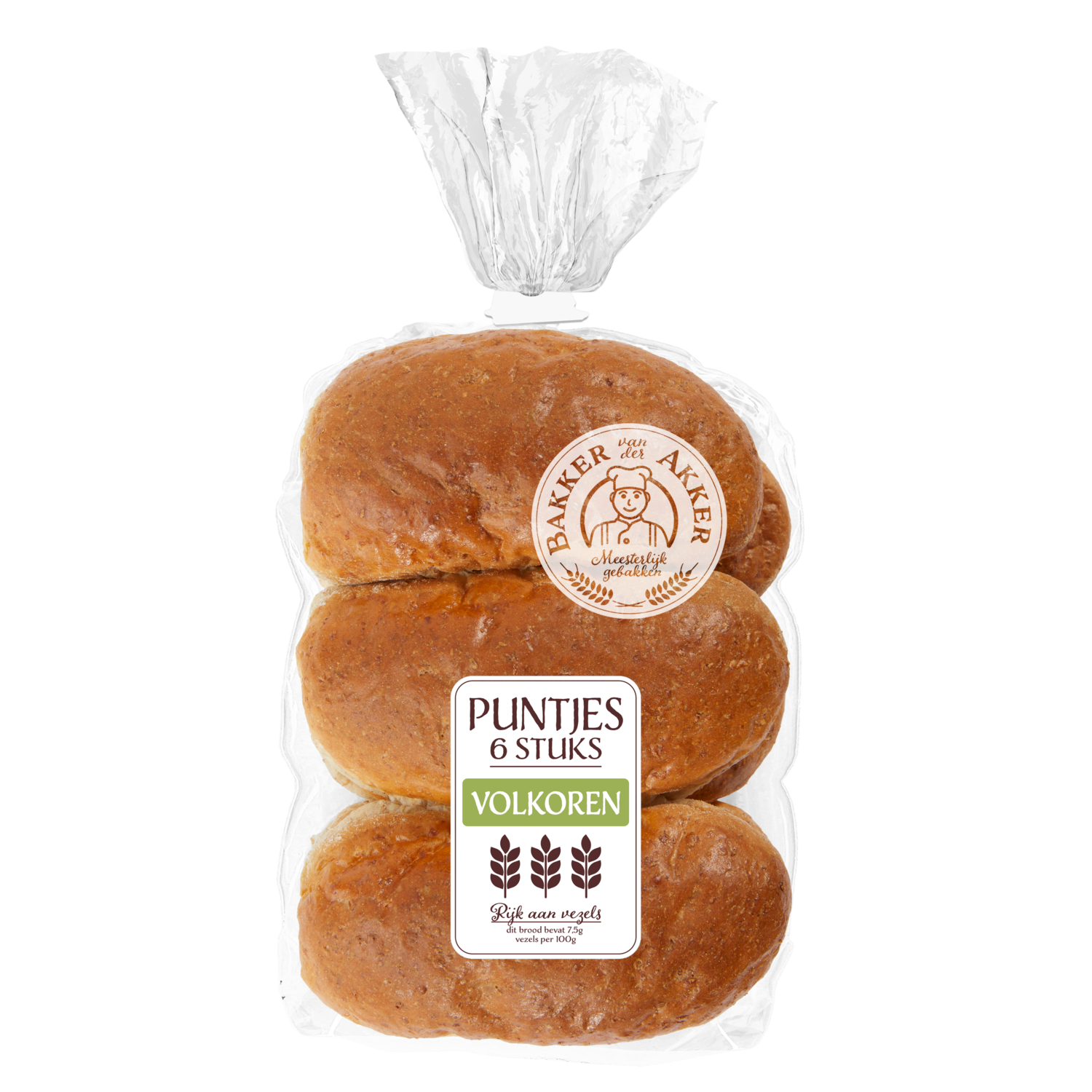 Bakker van der Akker Volkoren puntjes