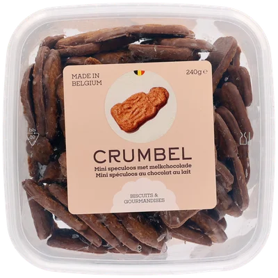 Crumbel Mini speculoos met melkchocola
