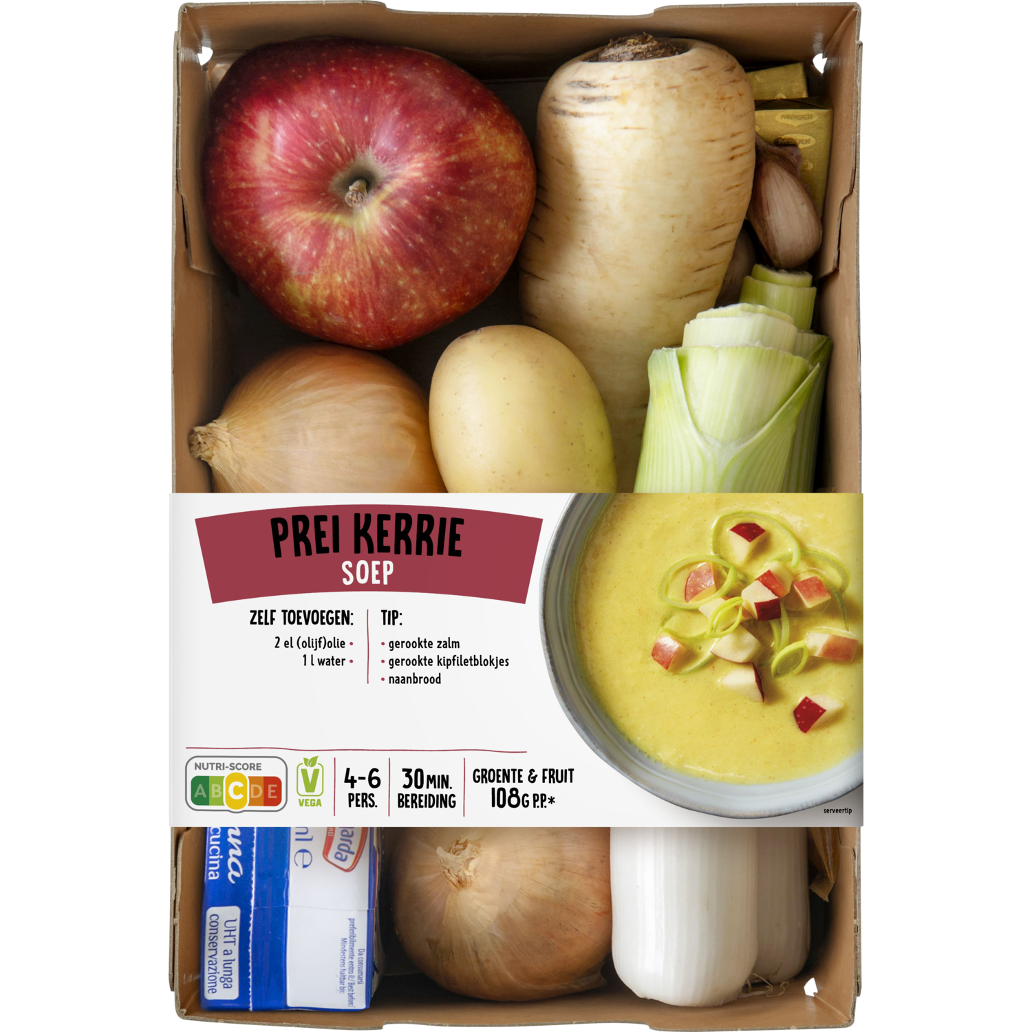 Verspakket prei kerriesoep