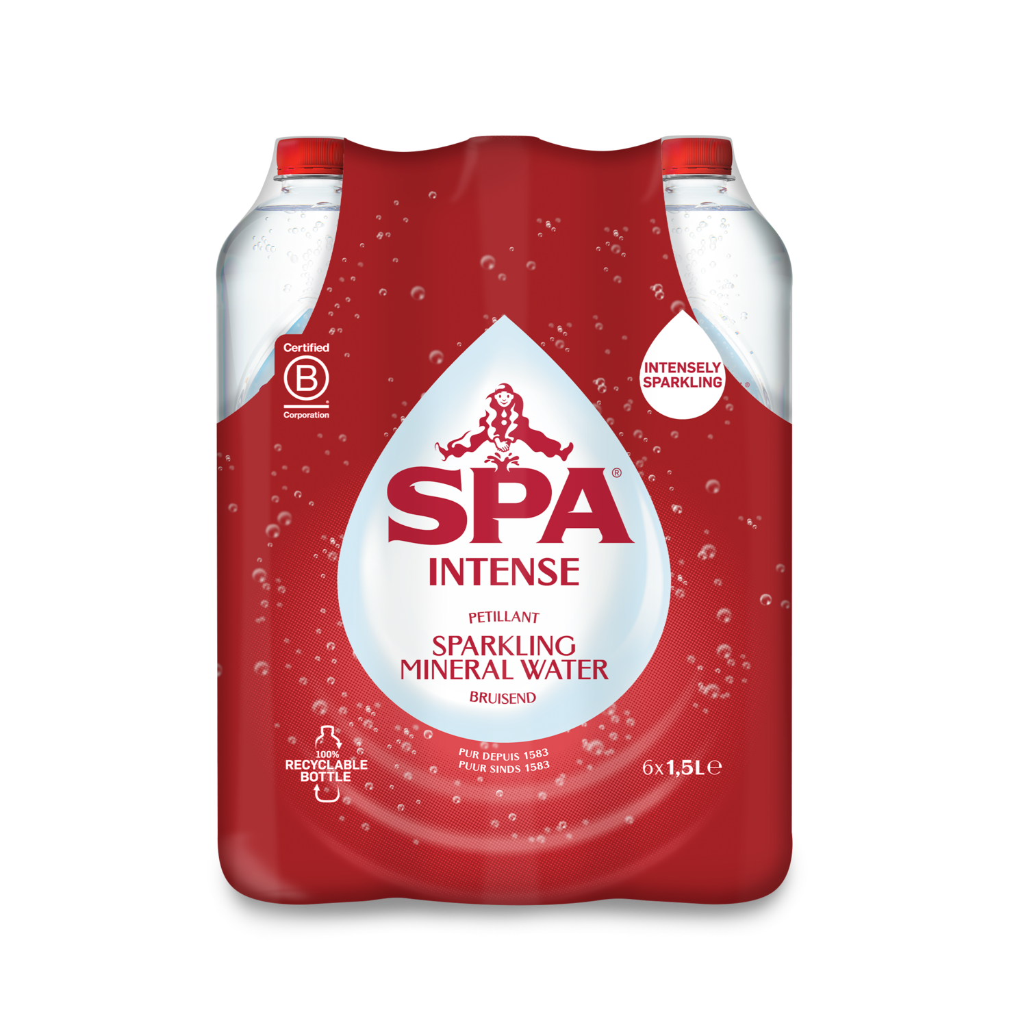 Spa Mineraalwater intense 6x1.5l
